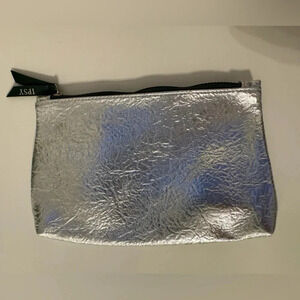 Ipsy Silver Cosmetic Bag